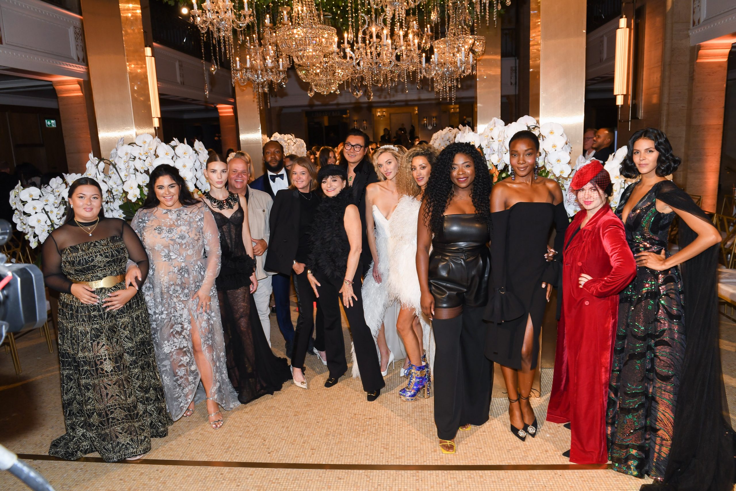 Model Group Shot The Grandest Night of Fashion In Toronto